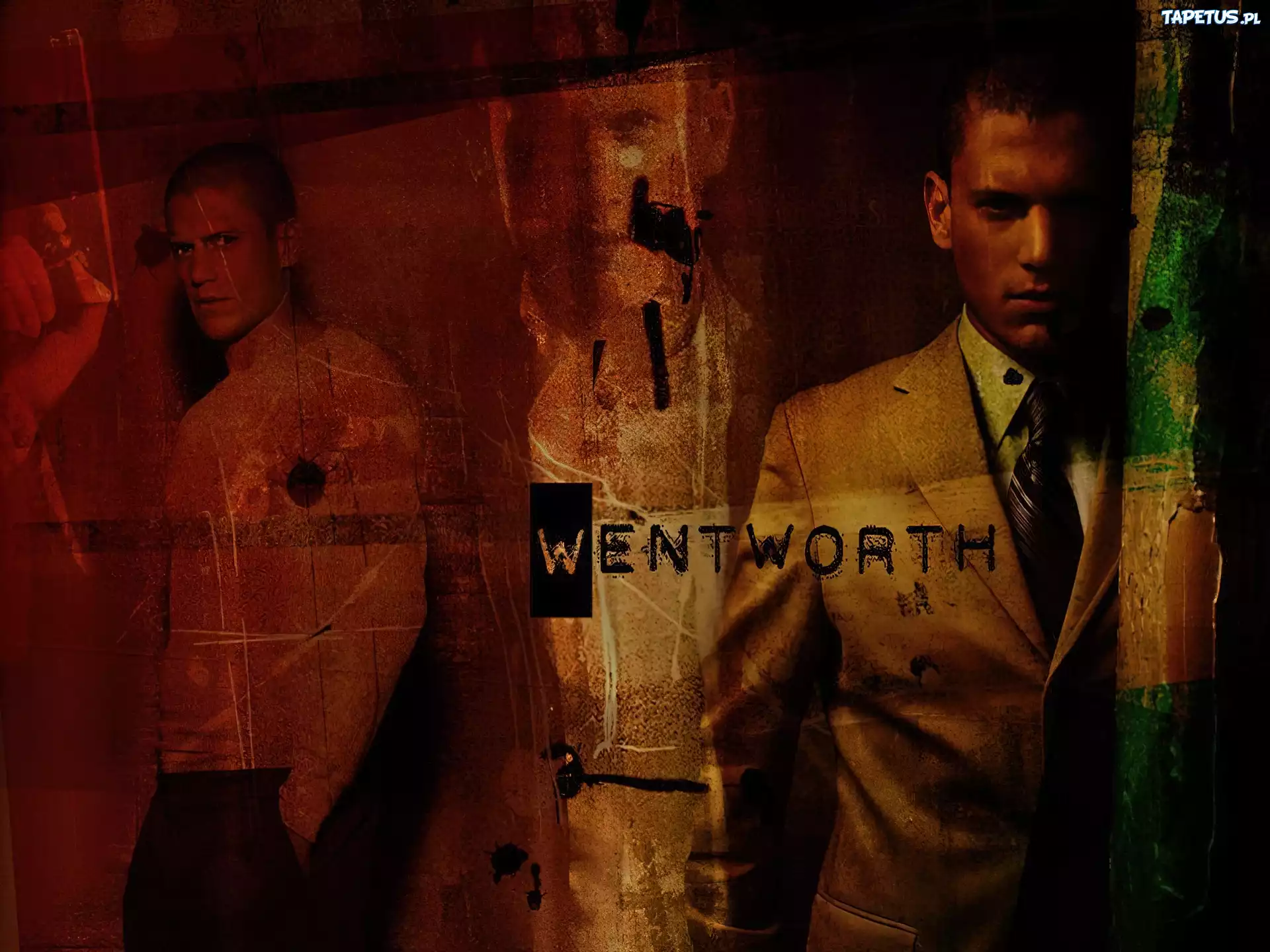 Wentworth Miller, beżowa marynarka