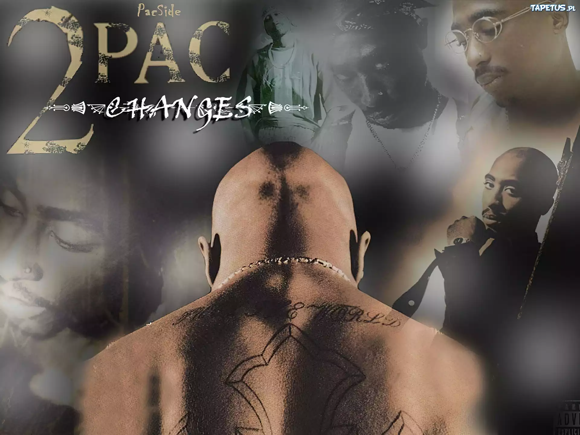 2 Pac, Kark, Tatuaż