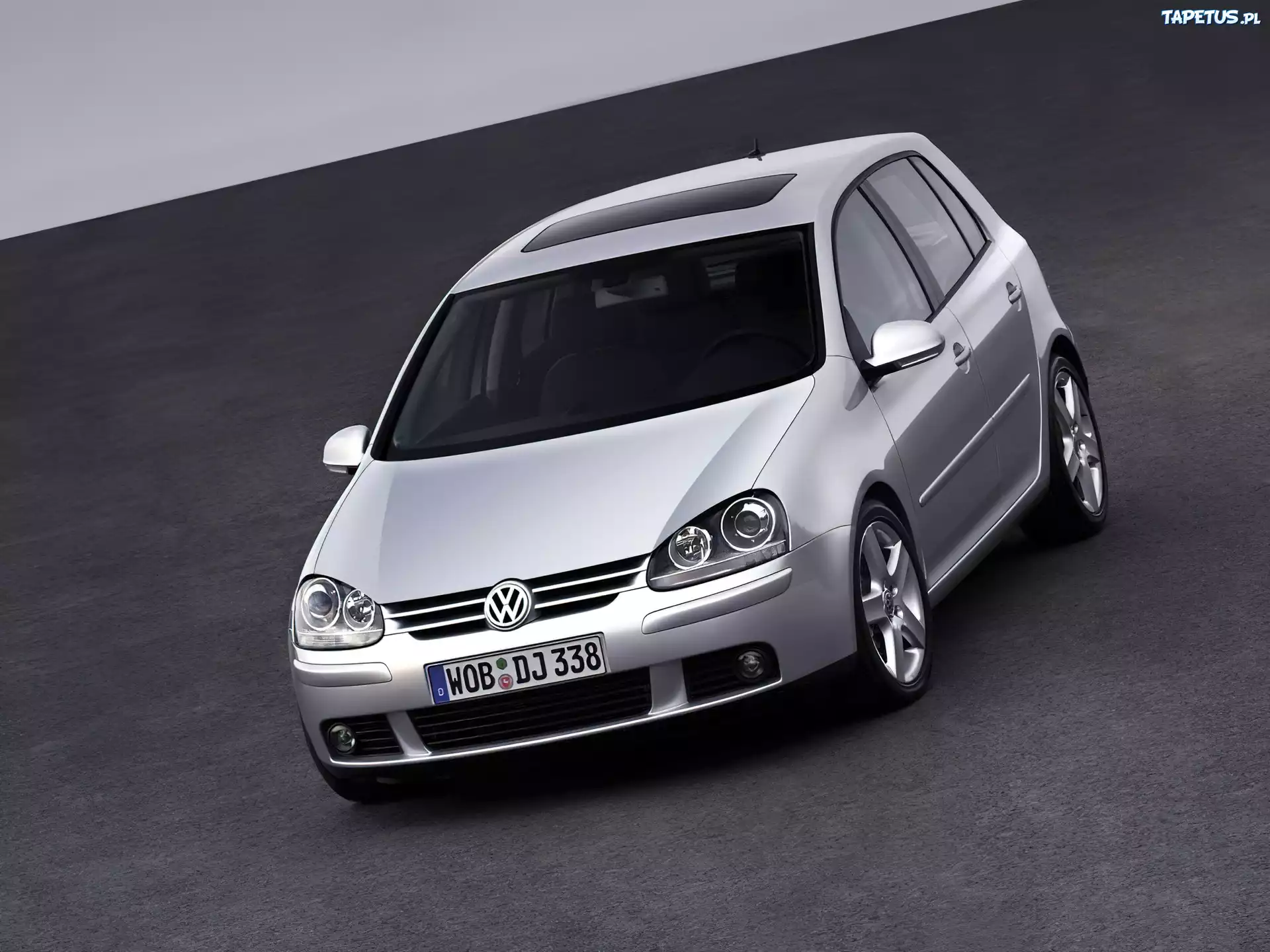 Golf 5, Srebrny, Szyberdach