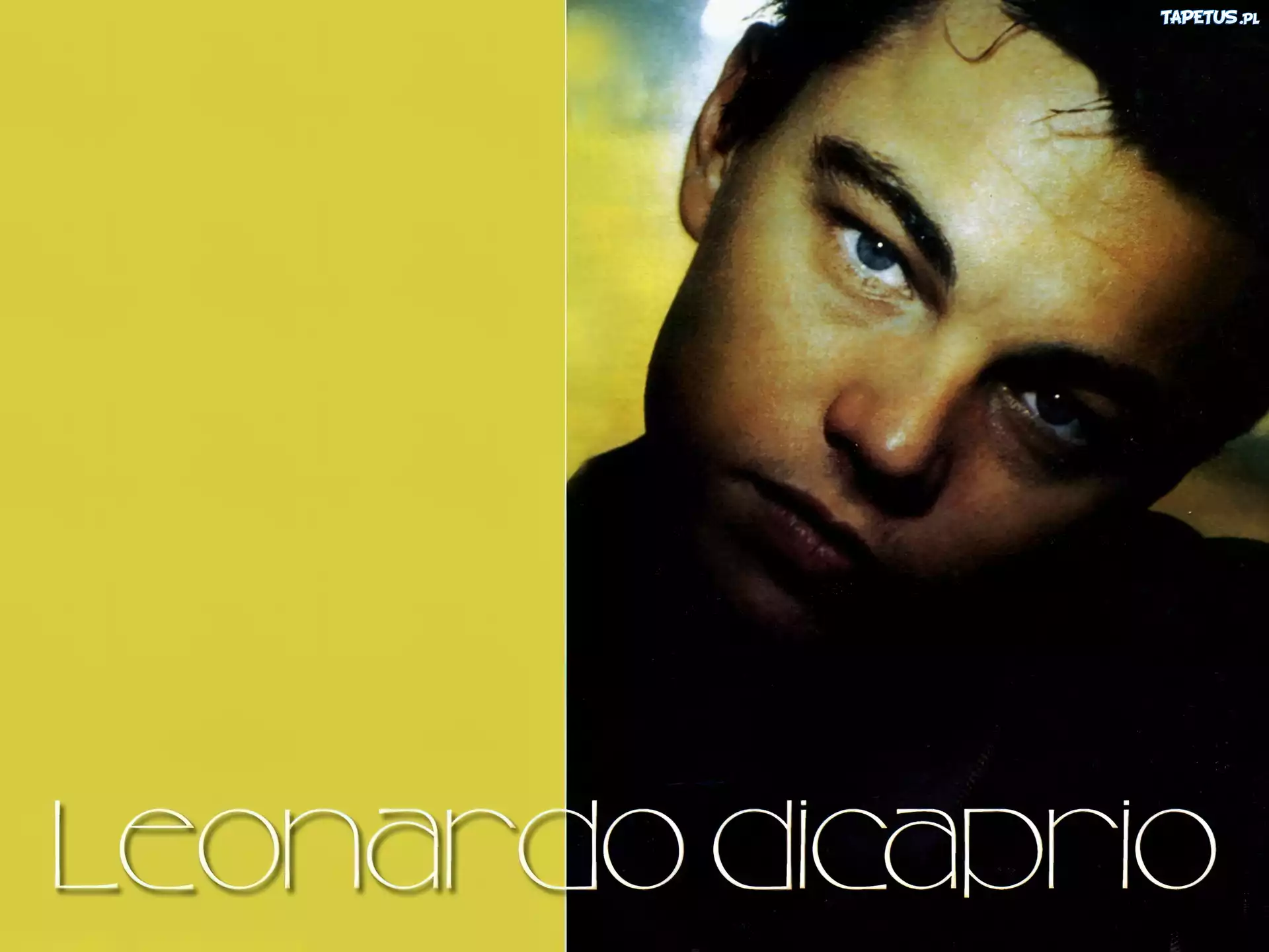 Leonardo DiCaprio,niebieskie oczy