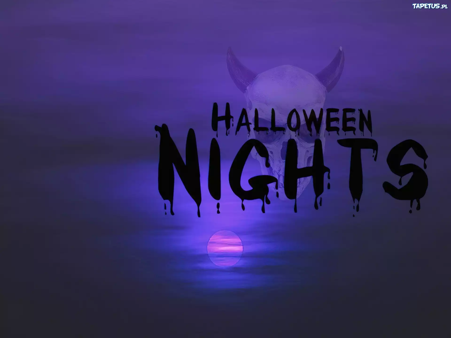 Halloween,księżyc