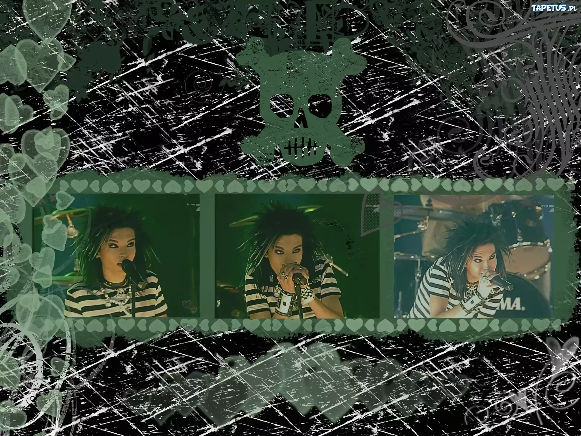 Tokio Hotel,czaszka , Bill