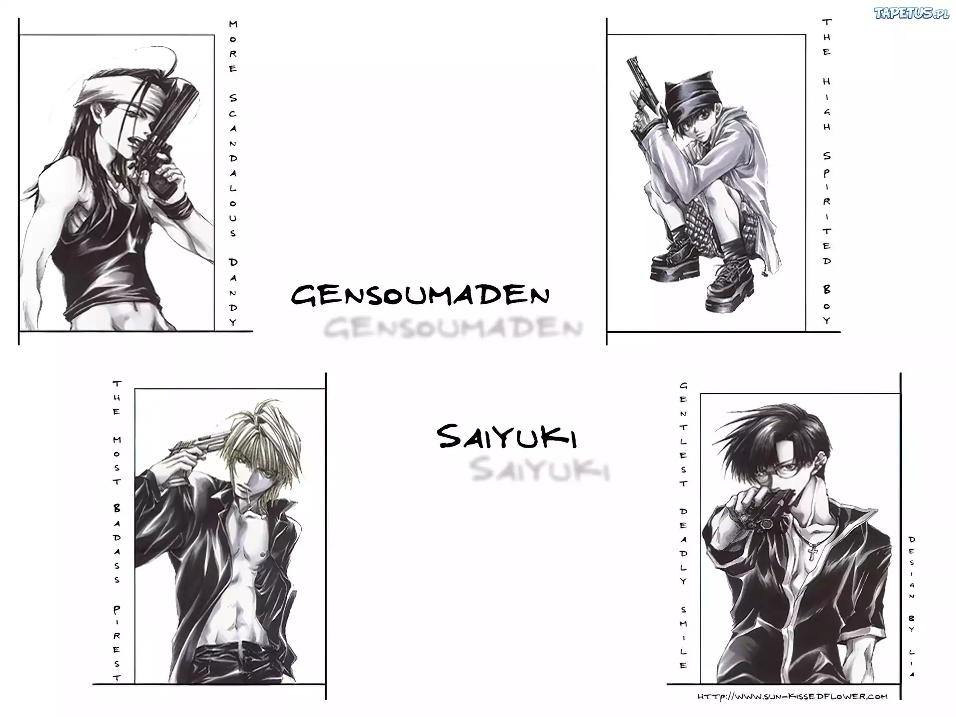Saiyuki, postacie