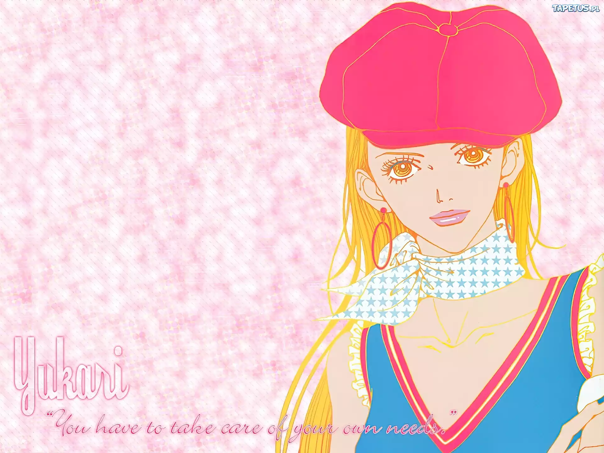 Paradise Kiss, kobieta, czapka, chusta