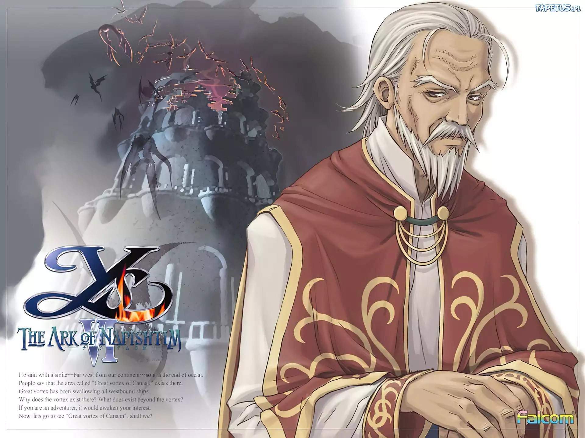 grafika, fantasy, postać, mężczyzna, Ys Vi The Ark Of Napishtim