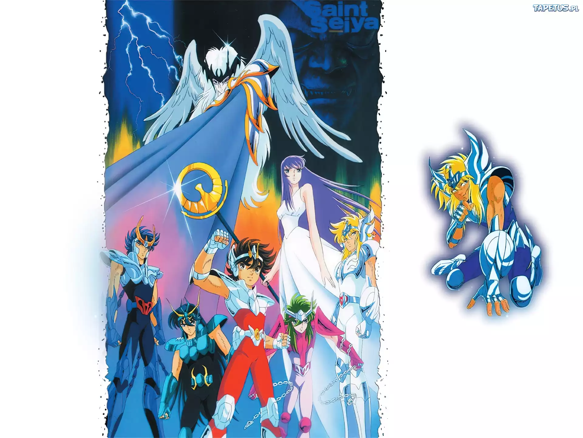 Saint Seiya, ludzie, zbroje