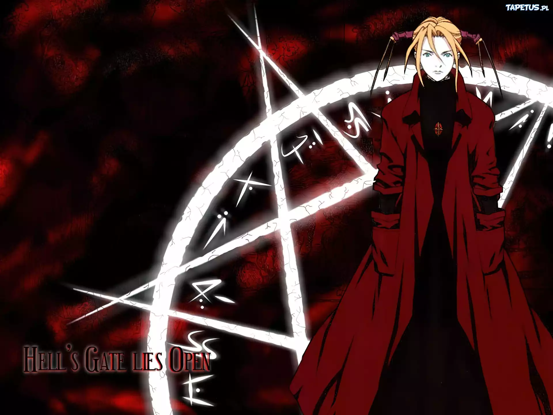 Witch Hunter Robin, płaszcz, poważna, mina