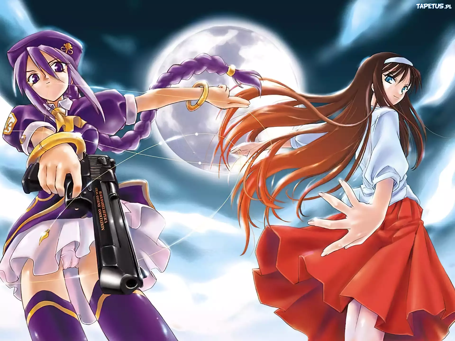Shingetsutan Tsukihime, pistolet, księżyc