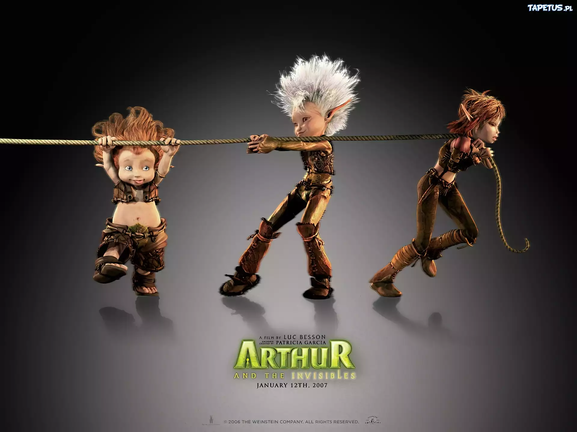 Artur I Minimki, elfy, lina