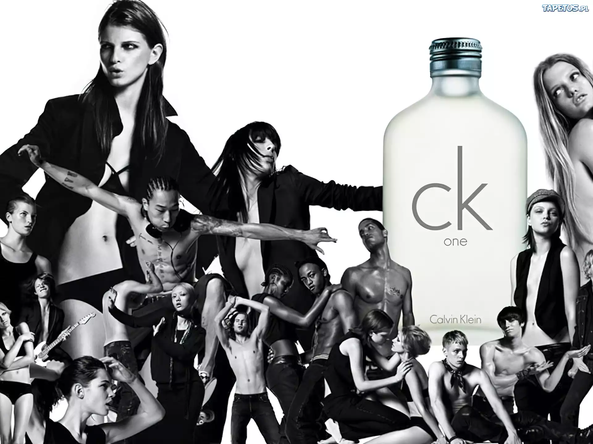 Calvin Klein, one, perfumy, flakon, ludzie, perfum, ck