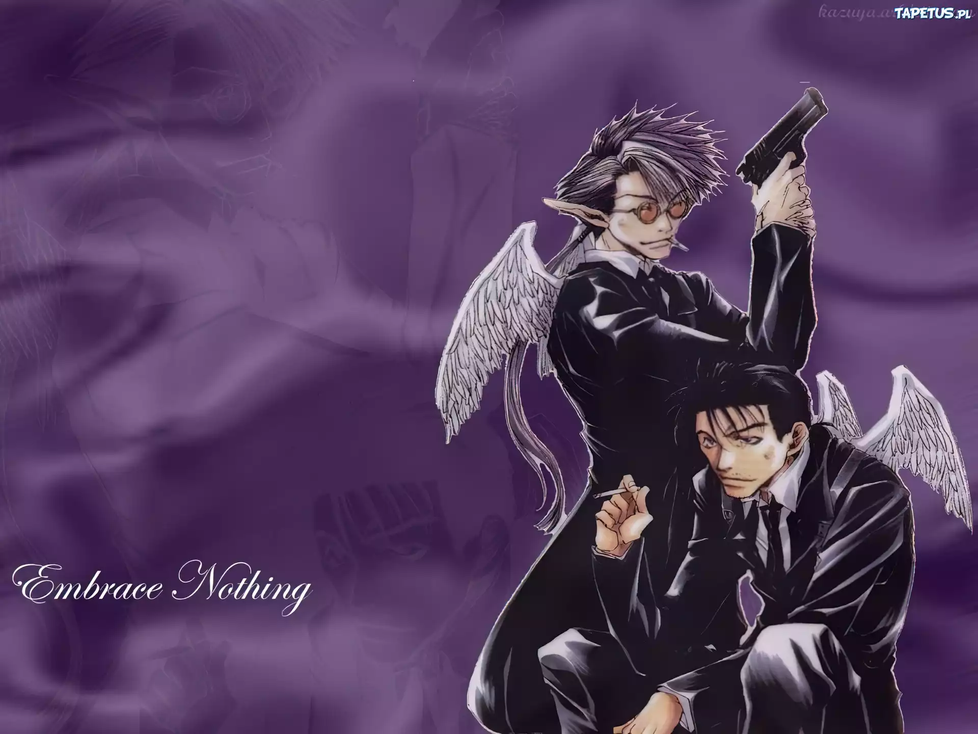 Saiyuki, pistolet, skrzydła