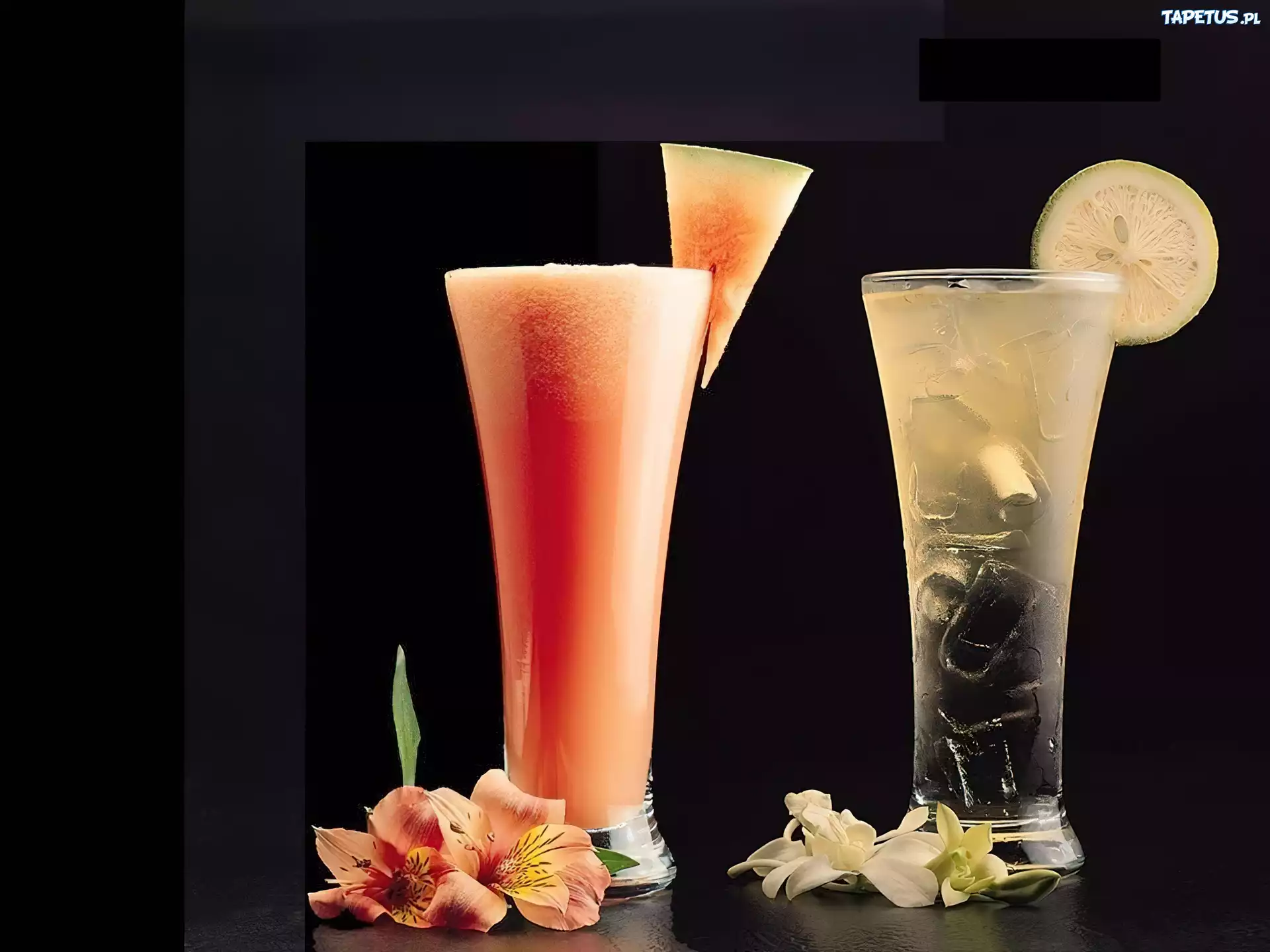 Drinki, kwiaty