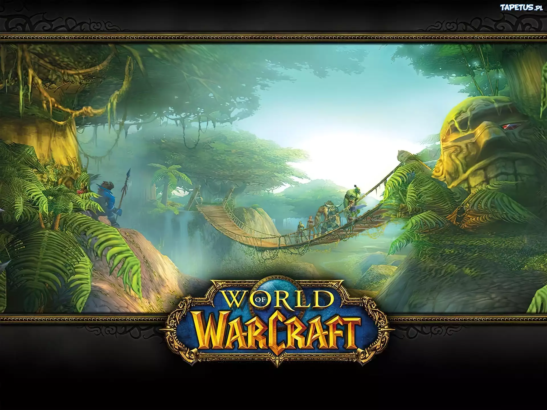 World Of Warcraft, most, dżungla, fantasy