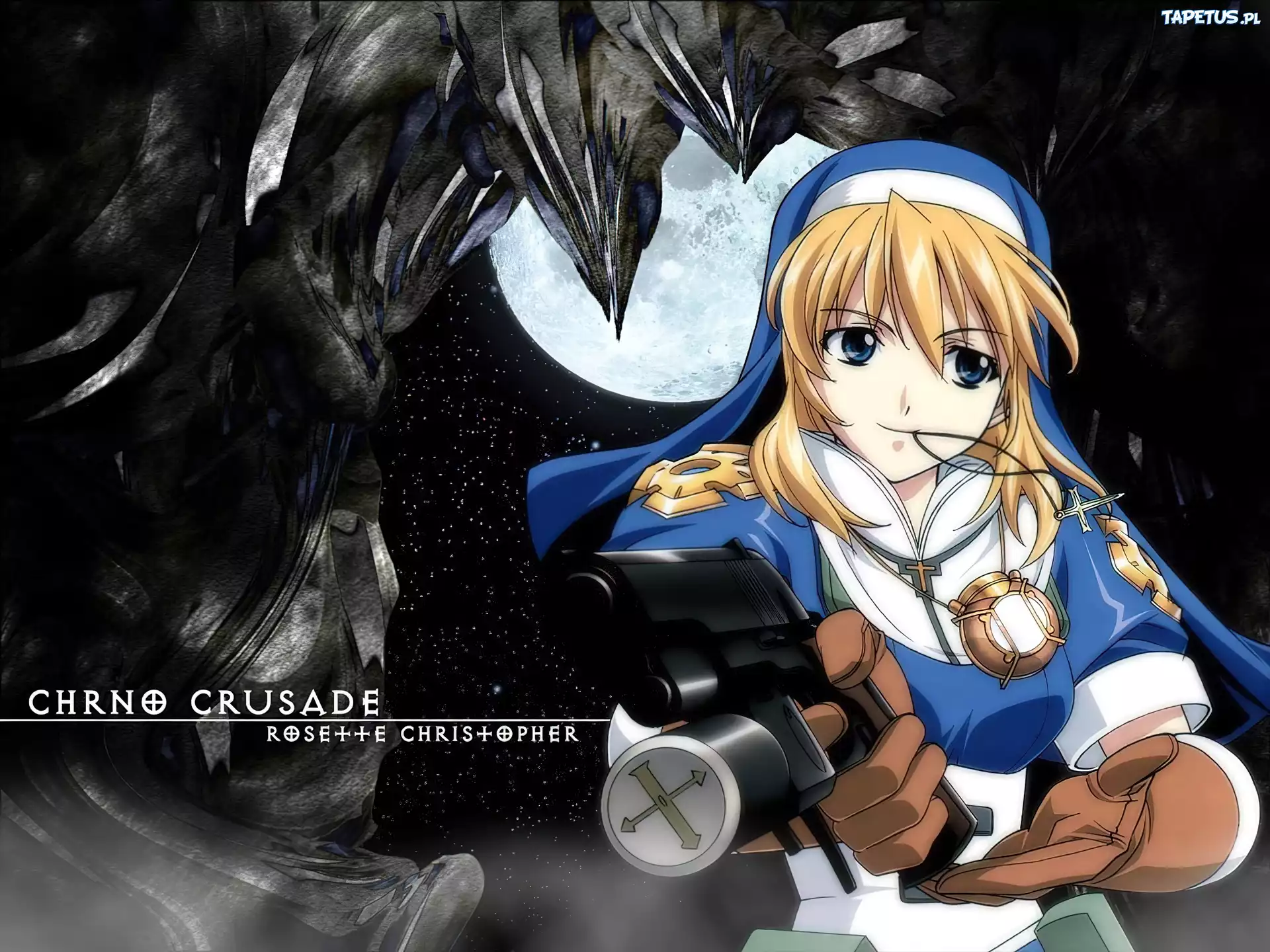 Chrono Crusade, dziewczyna, pistolet