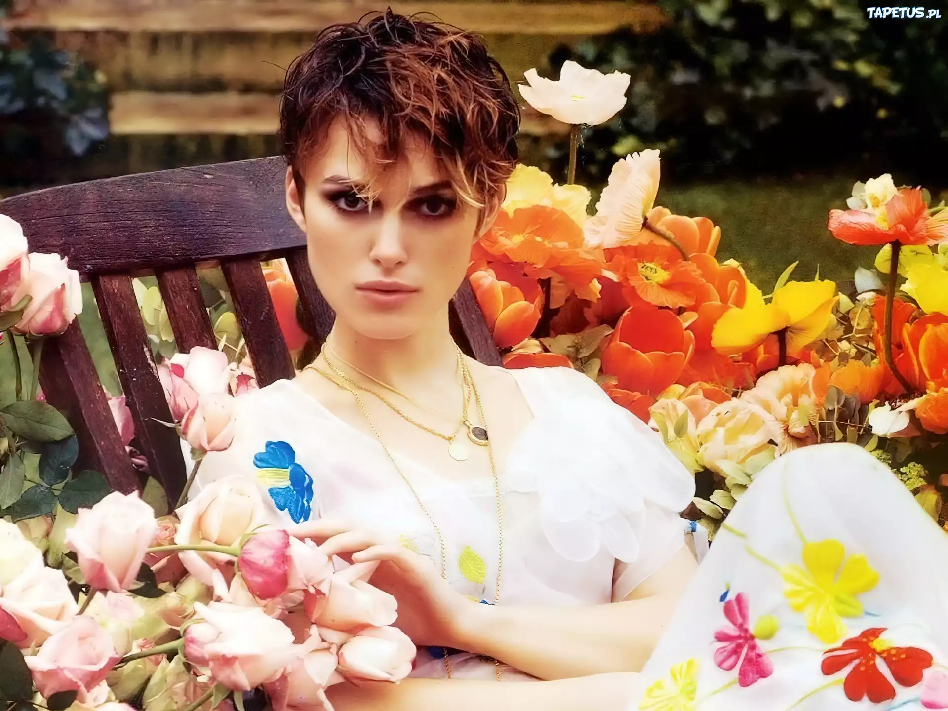 Keira Knightley, kwiaty