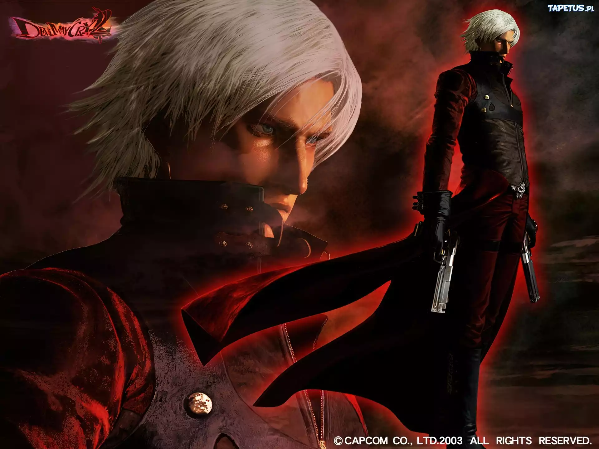 broń, mężczyzna, postać, Devil May Cry