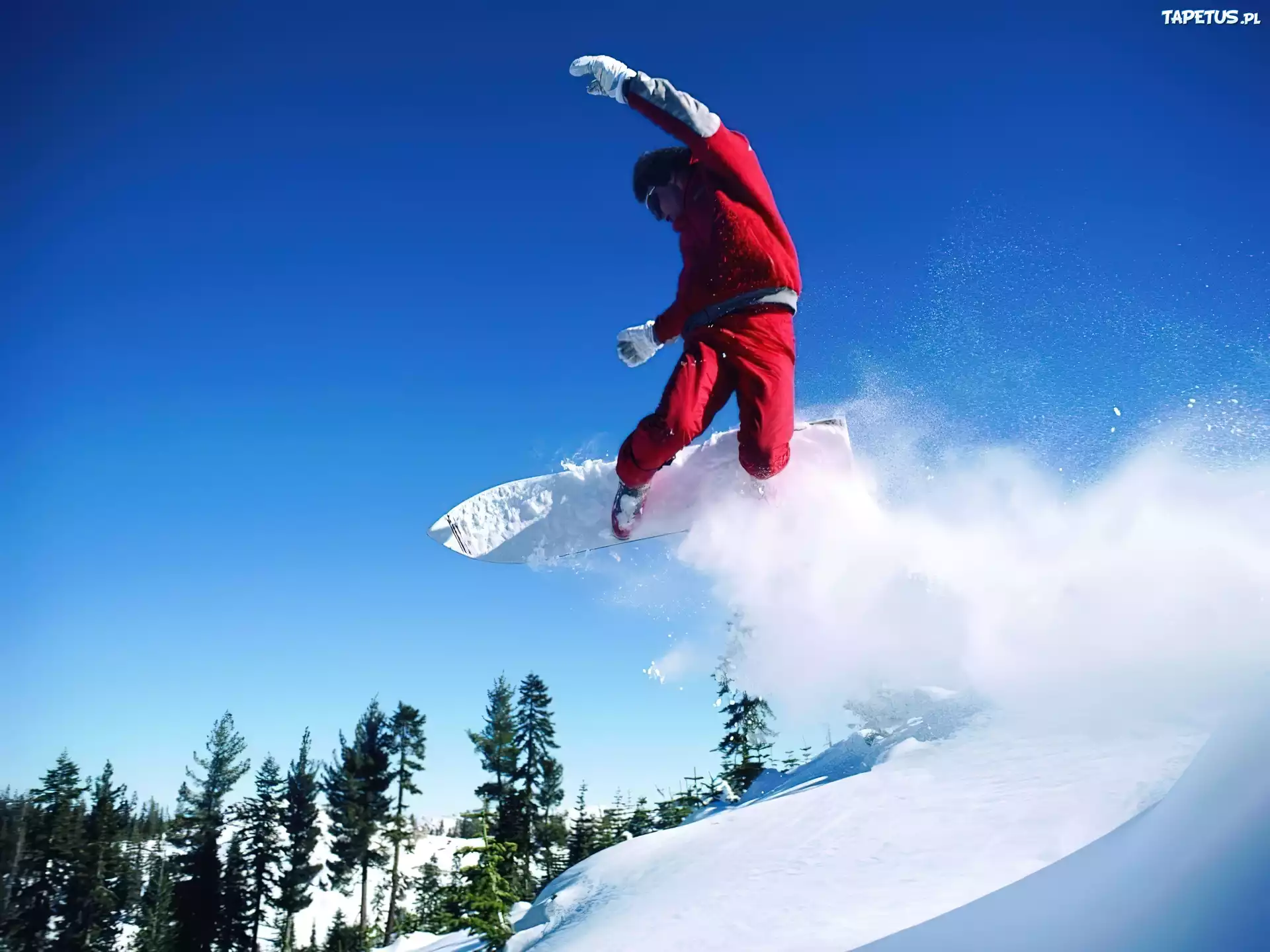 Snowbording,deska ,śnieg, zima