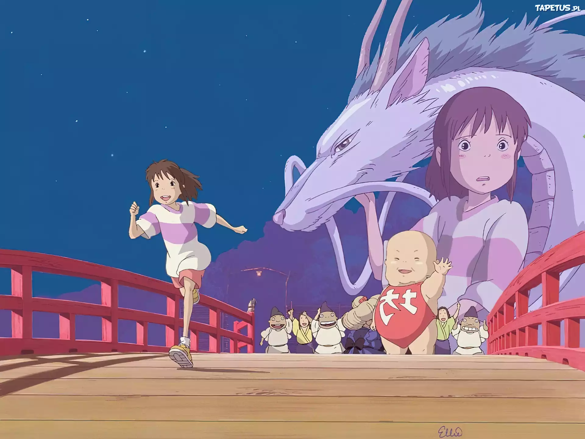 Spirited Away, postacie, most