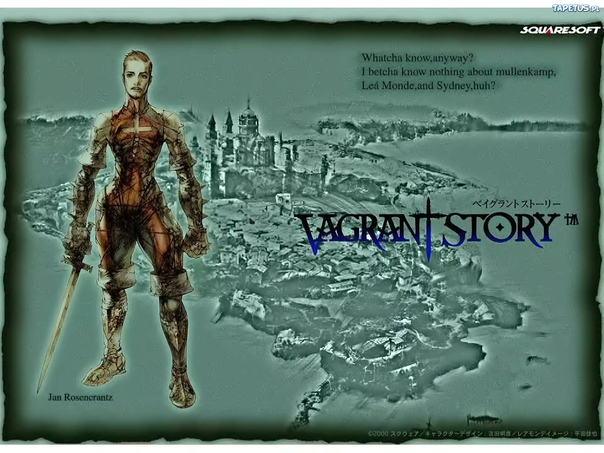 woownik, mężczyzna, fantasy, Vagrant Story