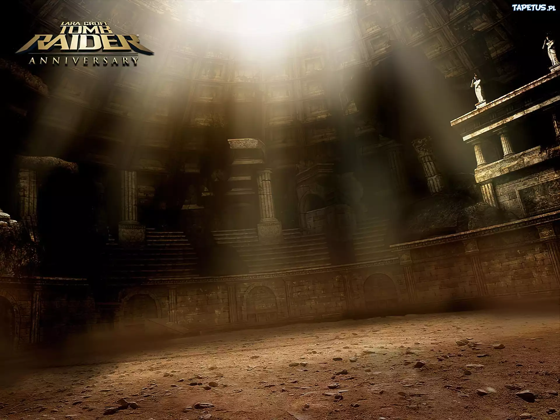 świątynia, arena, Tomb Raider Anniversary
