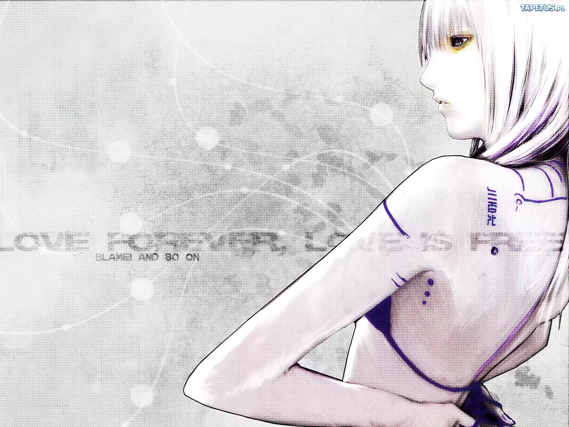 Blame, kobieta, stanik