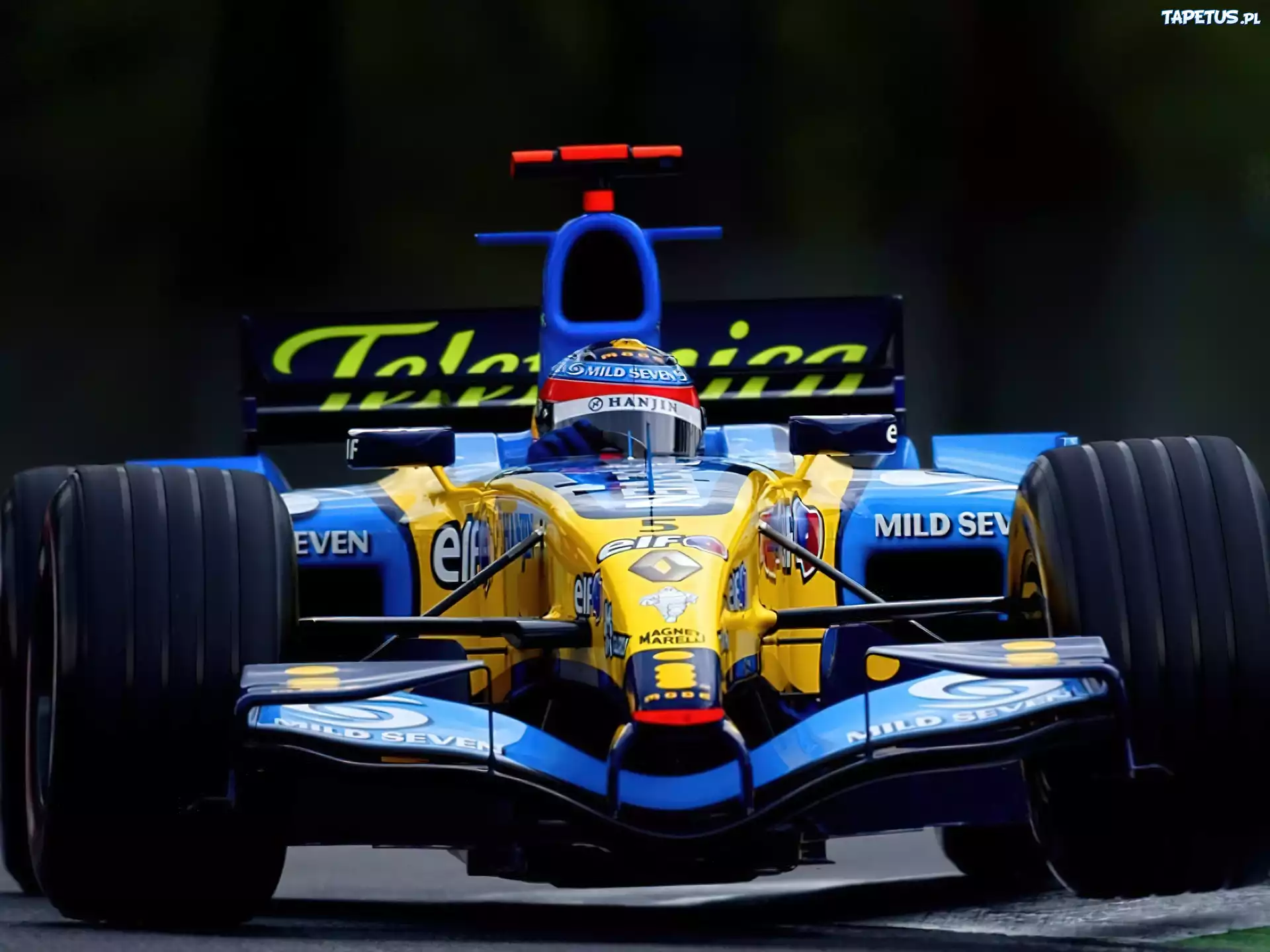 Formuła 1,bolid,opony, kask , koła, spojler