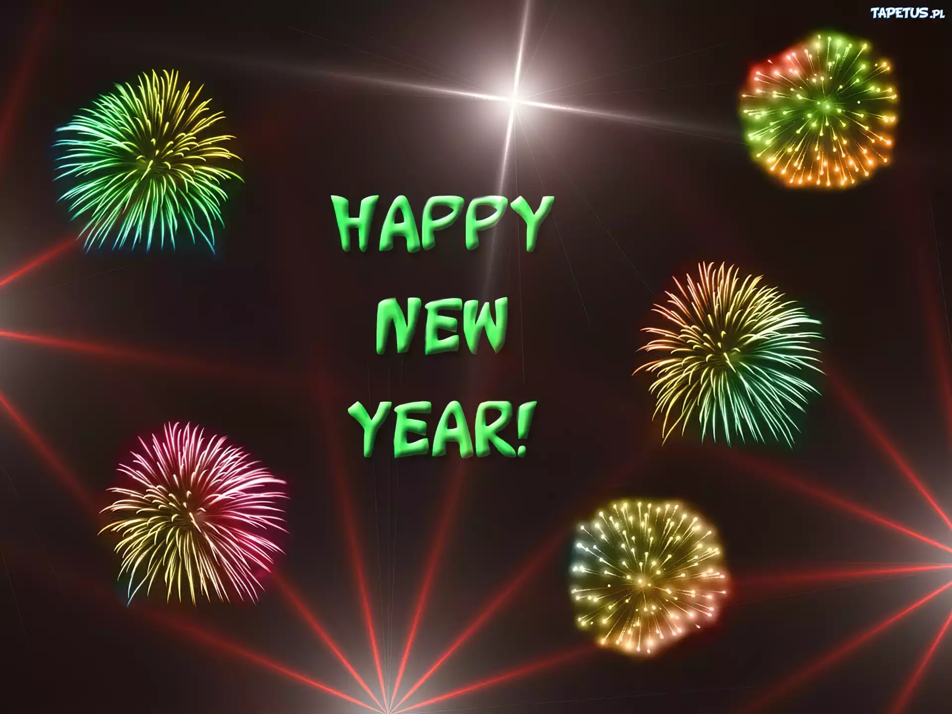 Happy New Year, fajerwerki