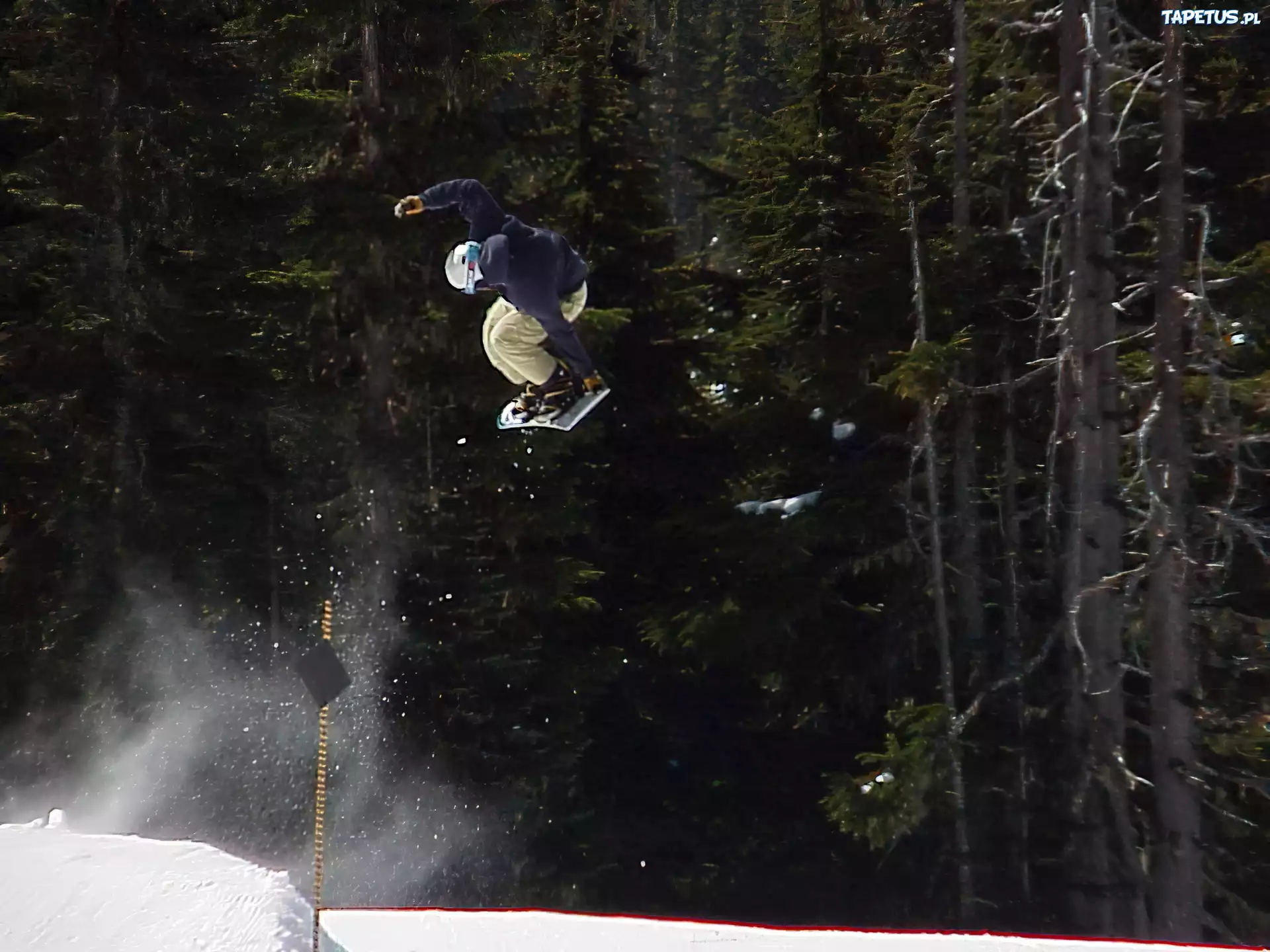 Snowbording,deska ,śnieg,snowboardzista