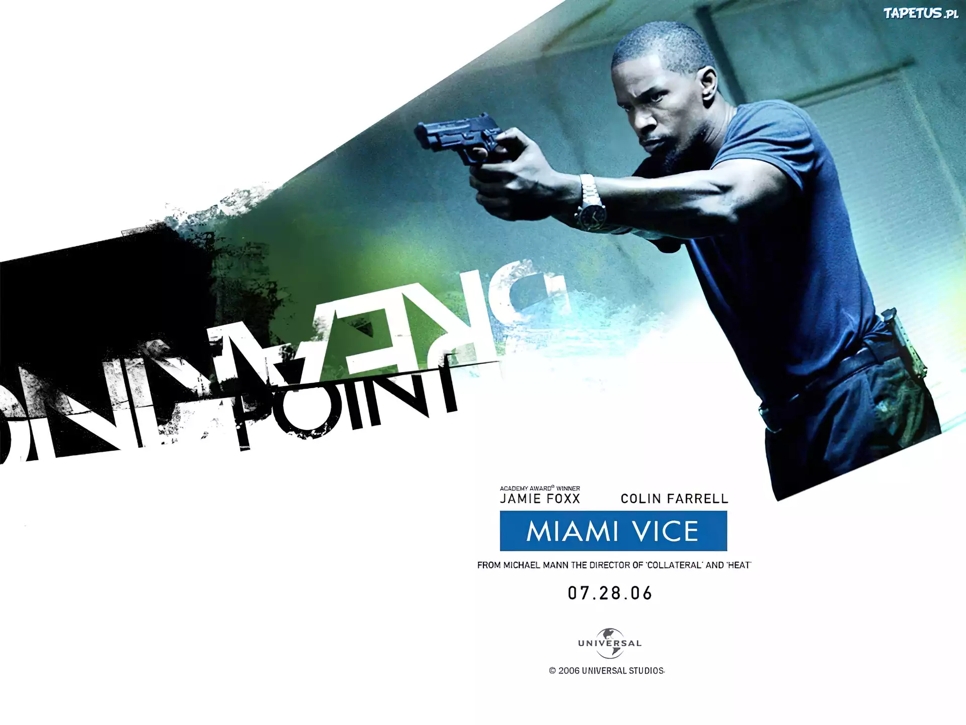 detektyw, Miami Vice, Jamie Foxx, broń