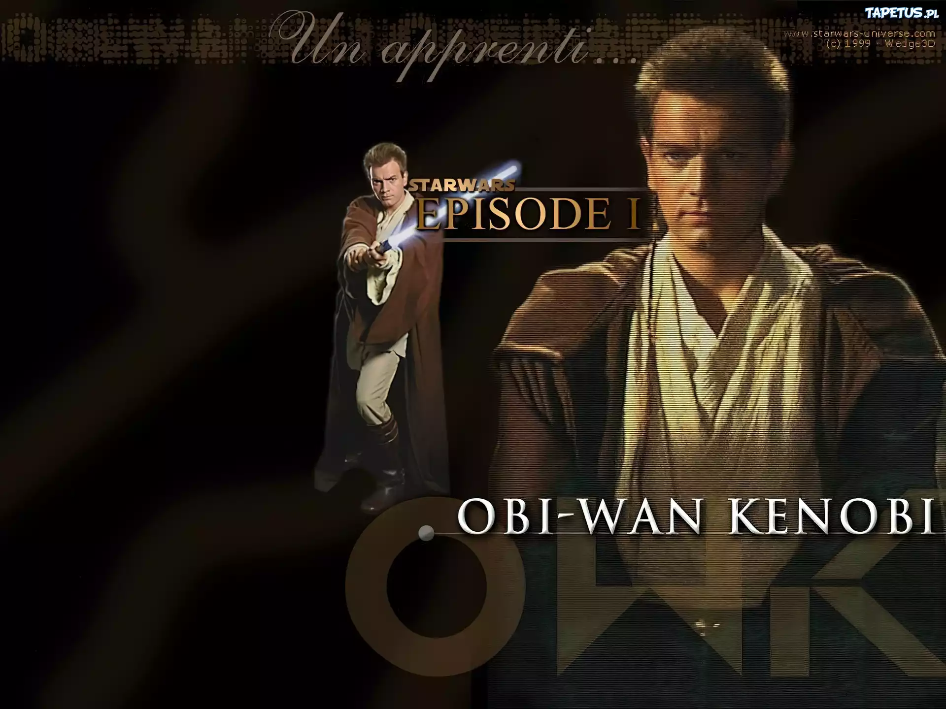 Star Wars, Ewan McGregor, szata, napis