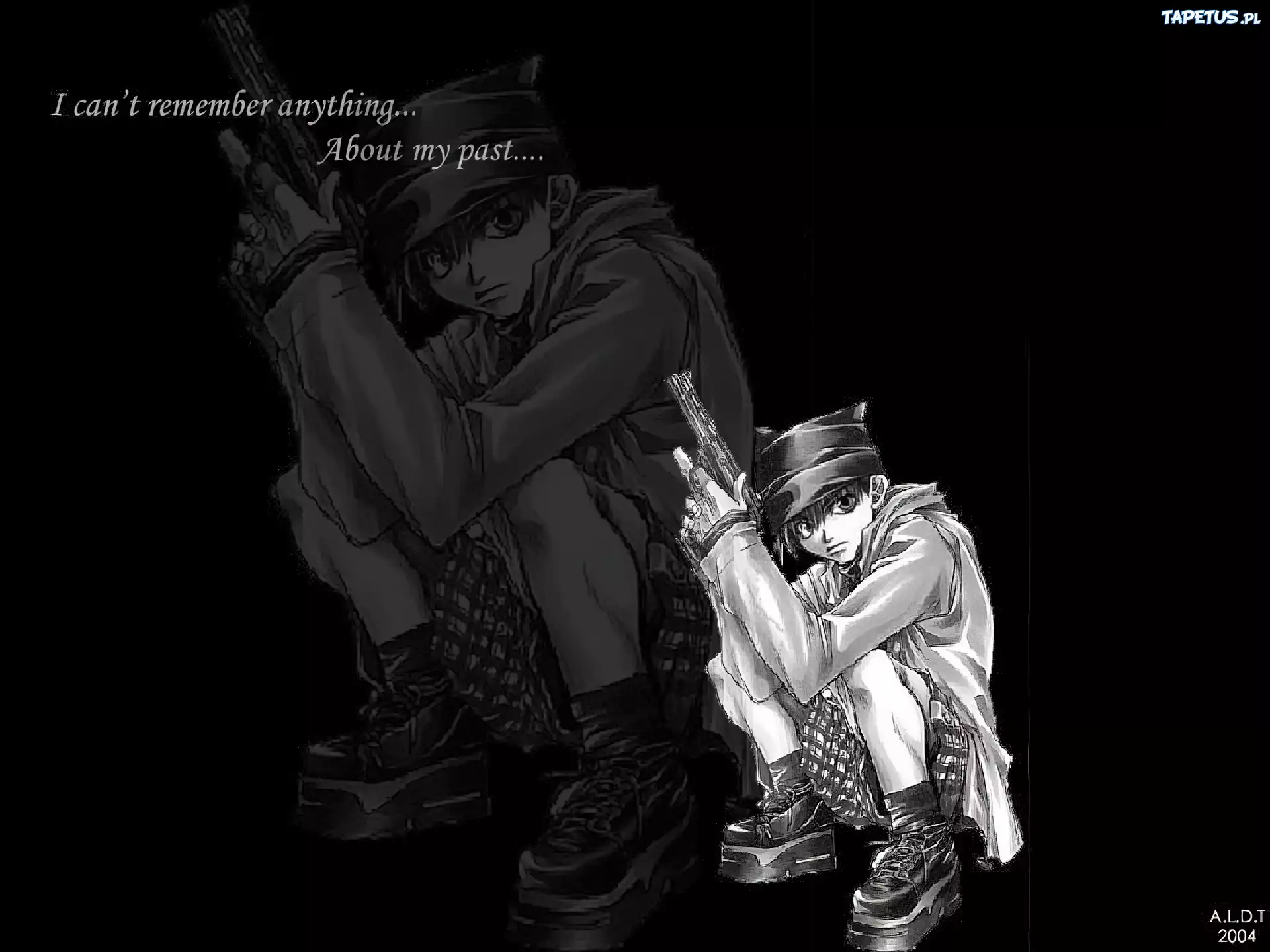 Saiyuki, osoba, pistolet, buty