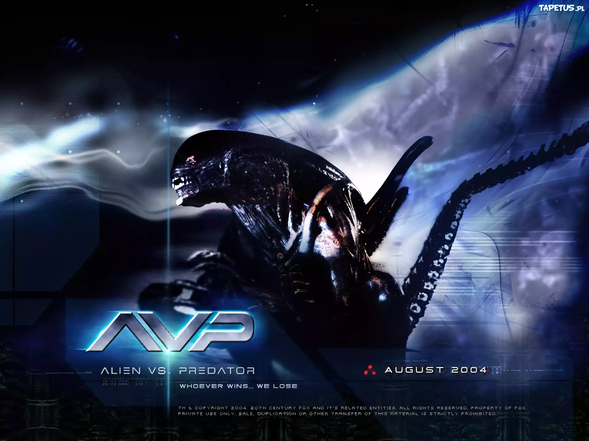 Alien Vs Predator 1, dziwoląg, ogon