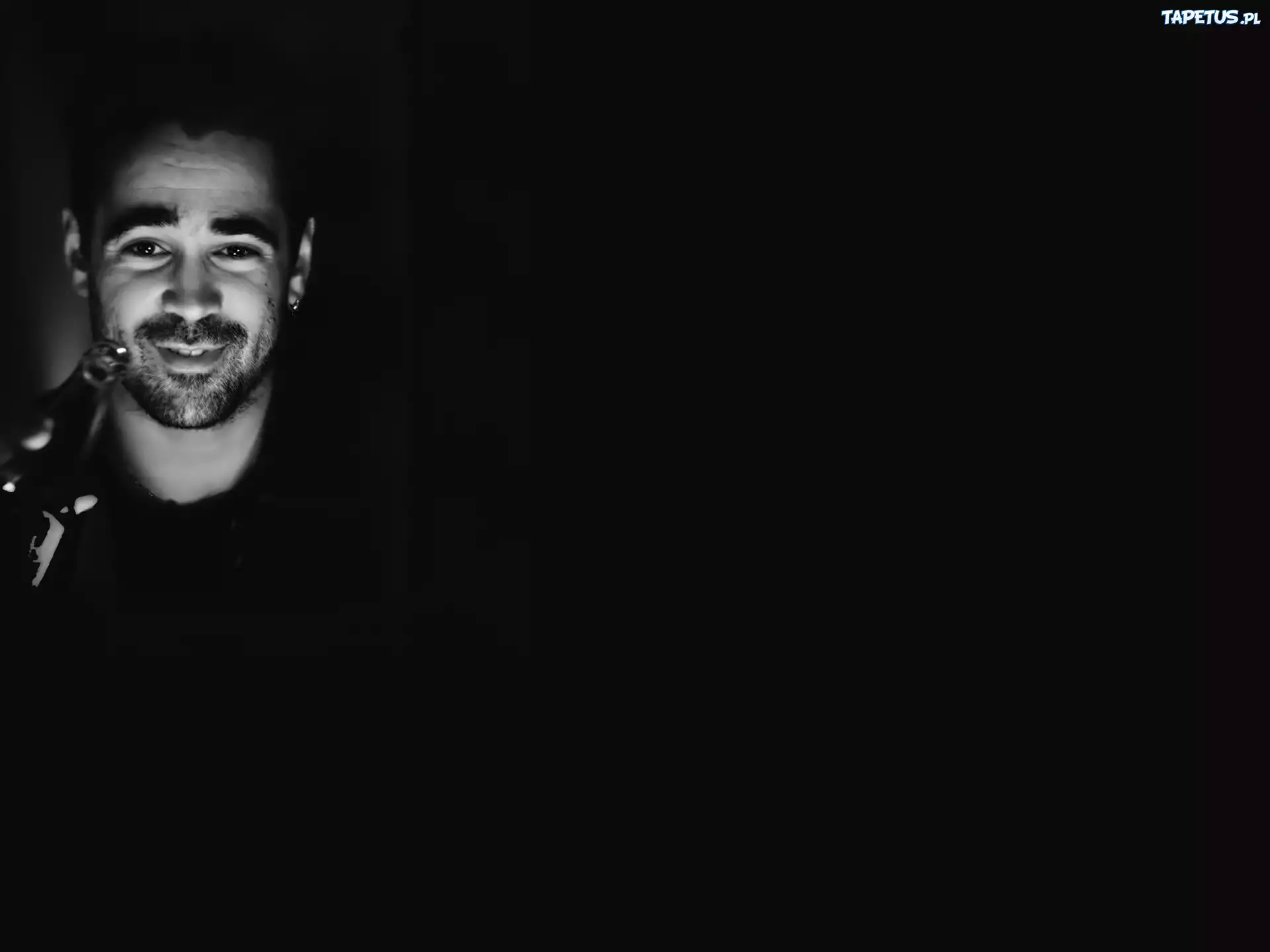 Colin Farrell,bródka, butelka