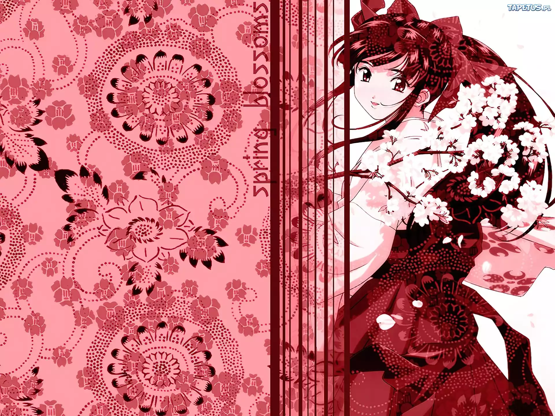 Sakura Wars, dziewczynka, kwiatki