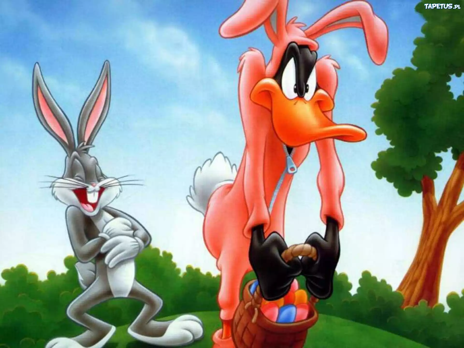 Wielkanoc, kaczor dafy, Królik Bugs