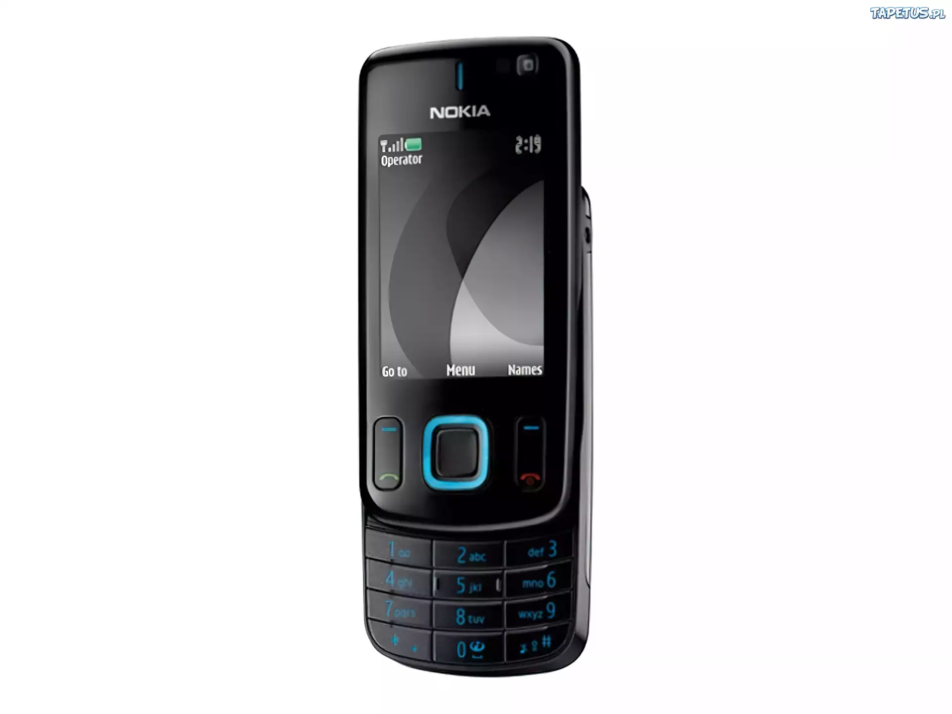 Nokia 6600 slide, Czarna, Rozłożona