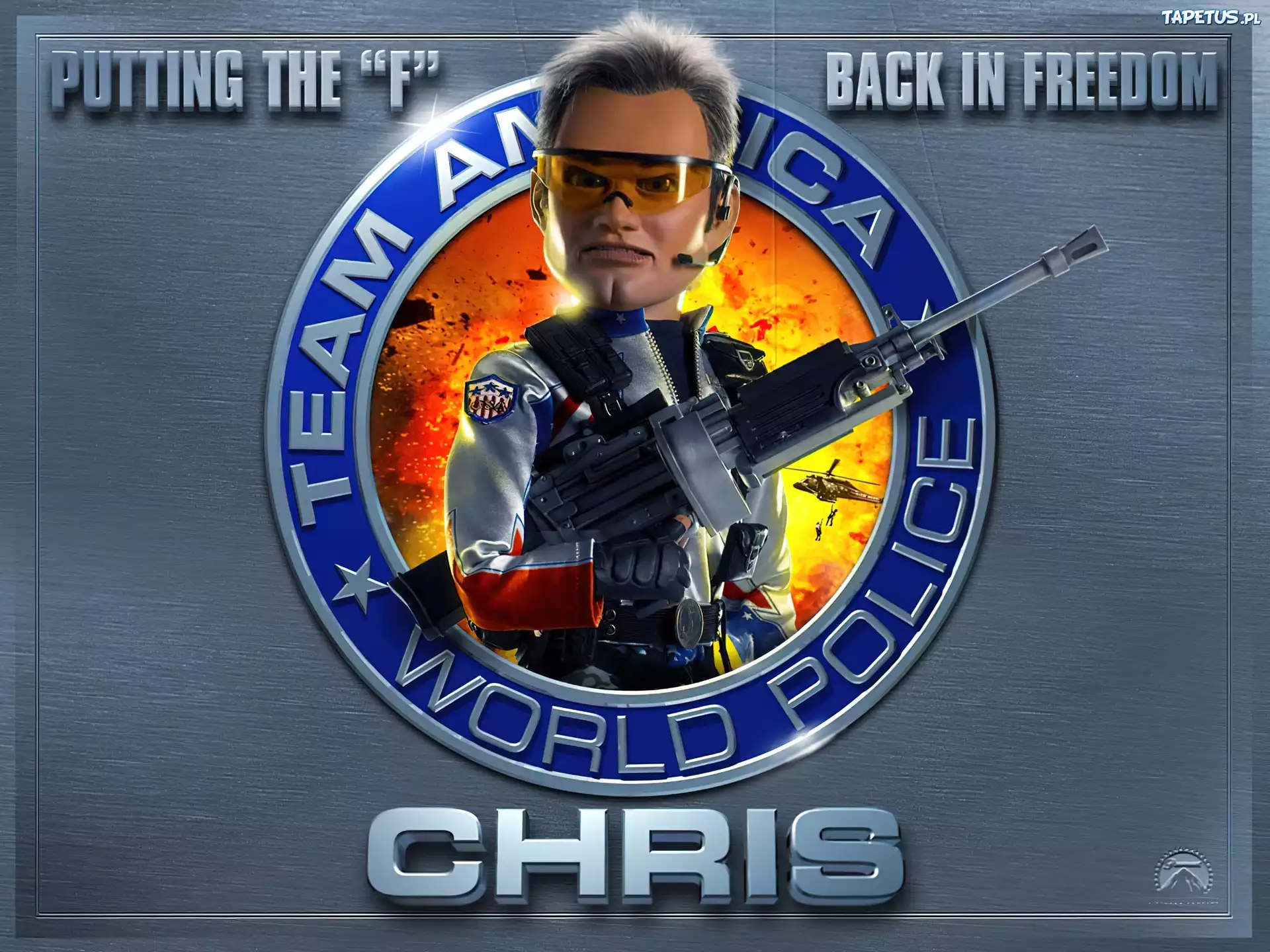 Chris, Ekipa Ameryka - Policjanci Z Jajami
