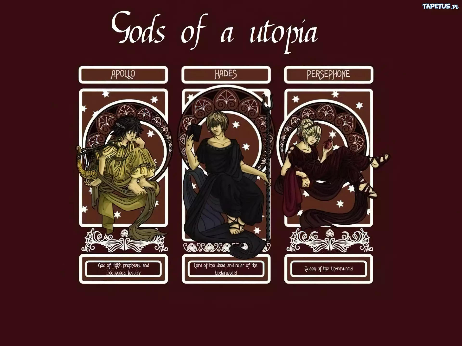 Death Note, bogowie, szata, cards