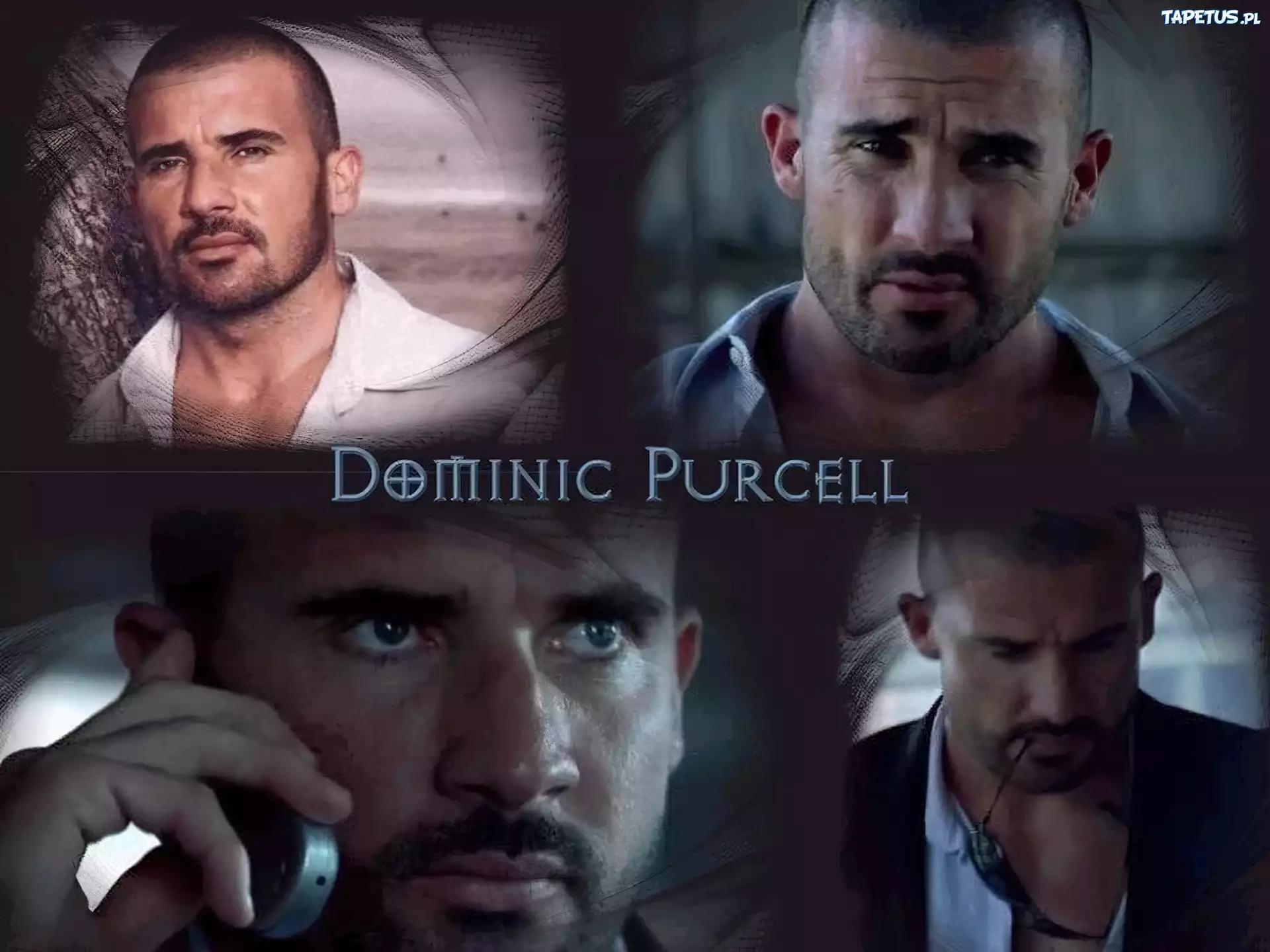 Dominic Purcell,okulary, komórka