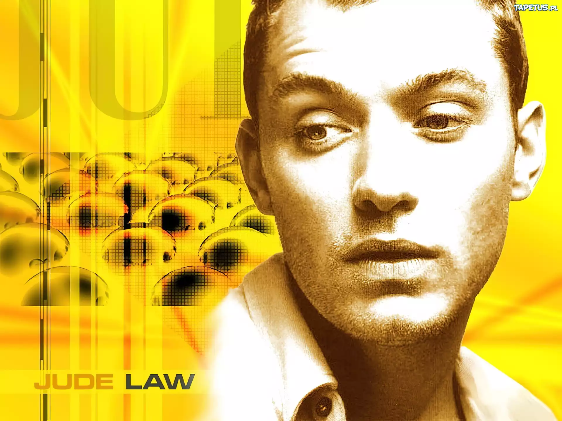 Jude Law,biała koszula