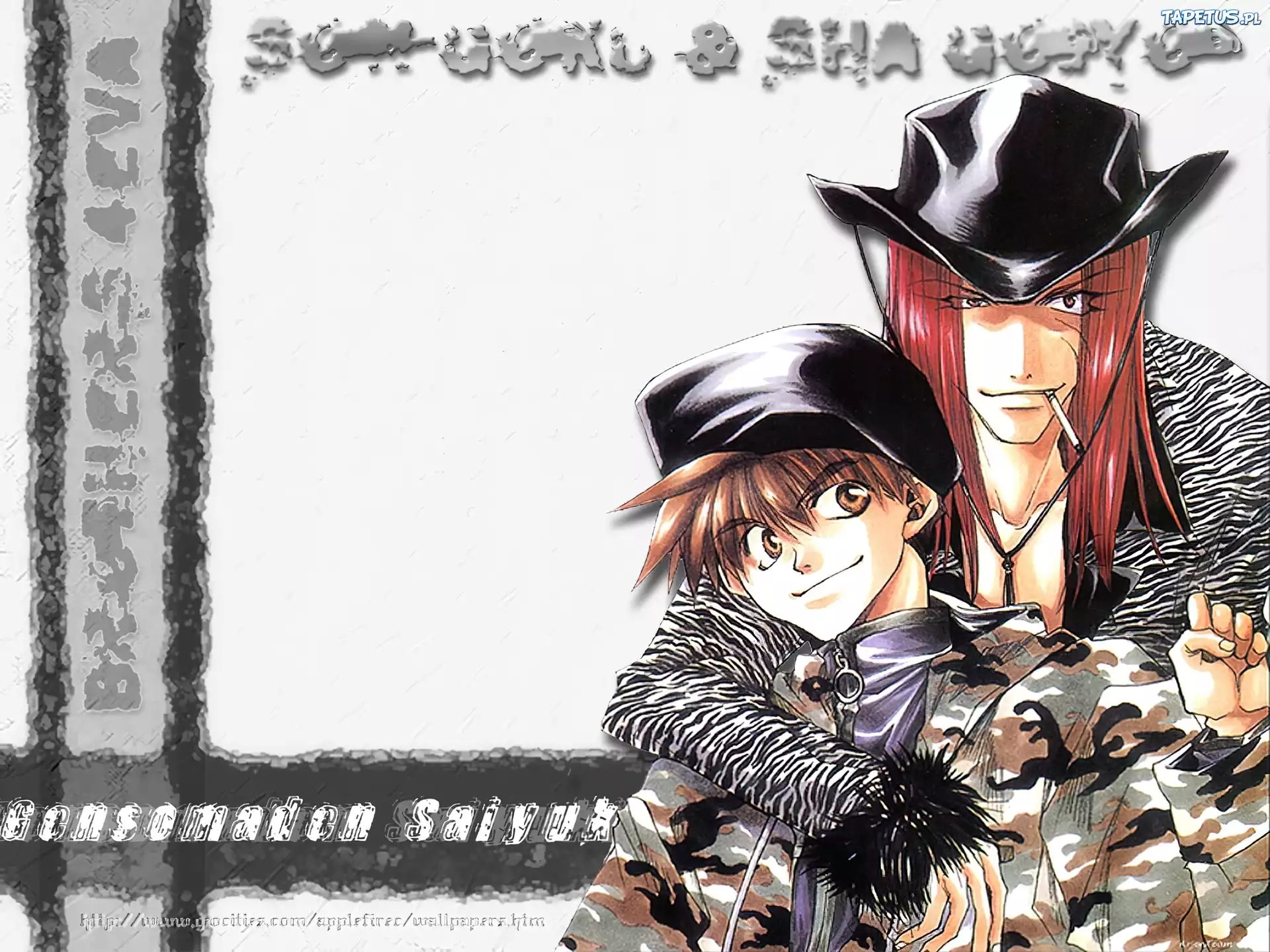 Saiyuki, kapelusz, papieros