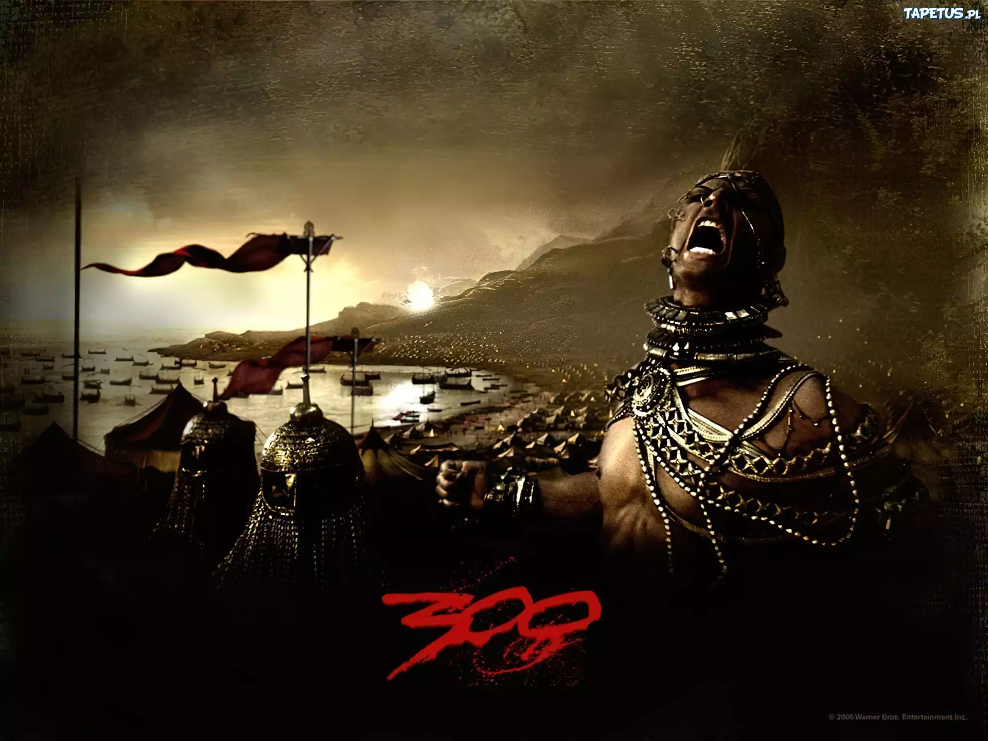300, postać, krzyczy