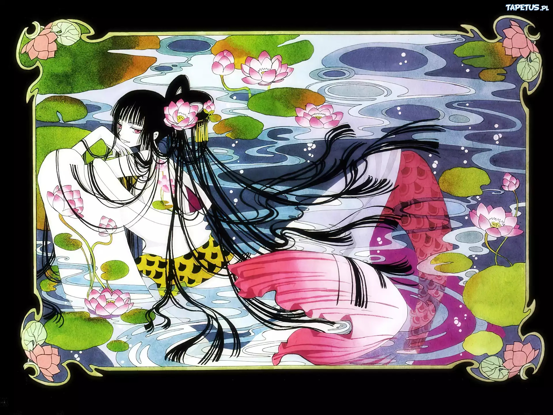 Xxxholic, lilie, włosy