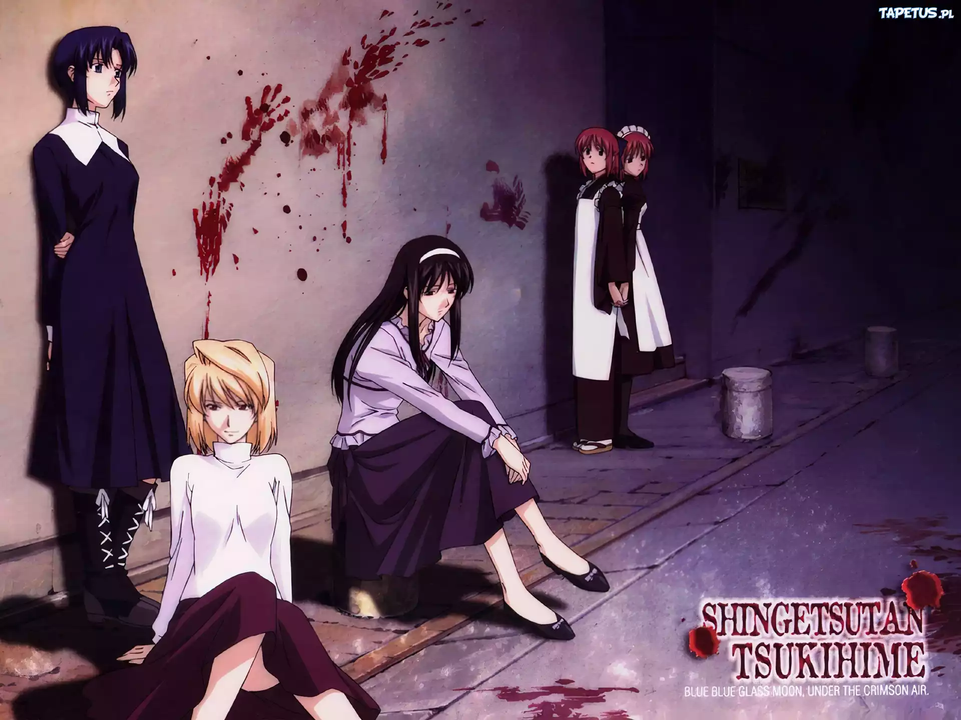 Shingetsutan Tsukihime, smutek, krew