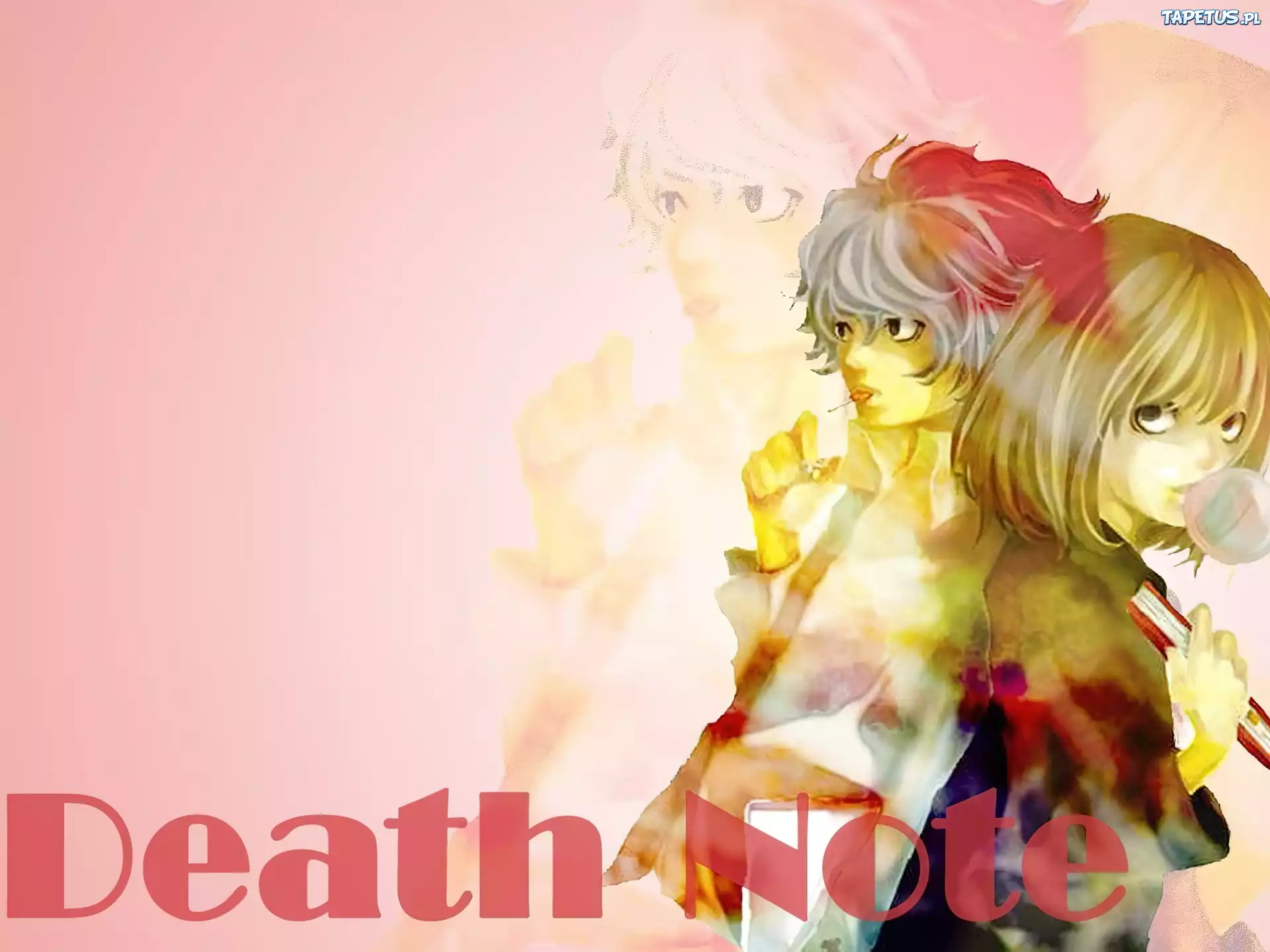 Death Note, dzieci, balon, guma, napis