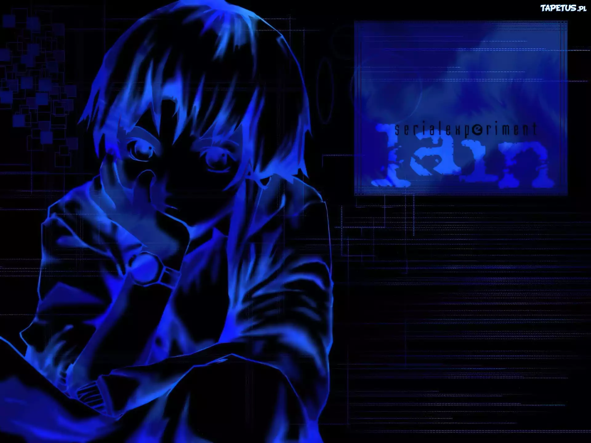Serial Experiments Lain, ciemno, zegarek