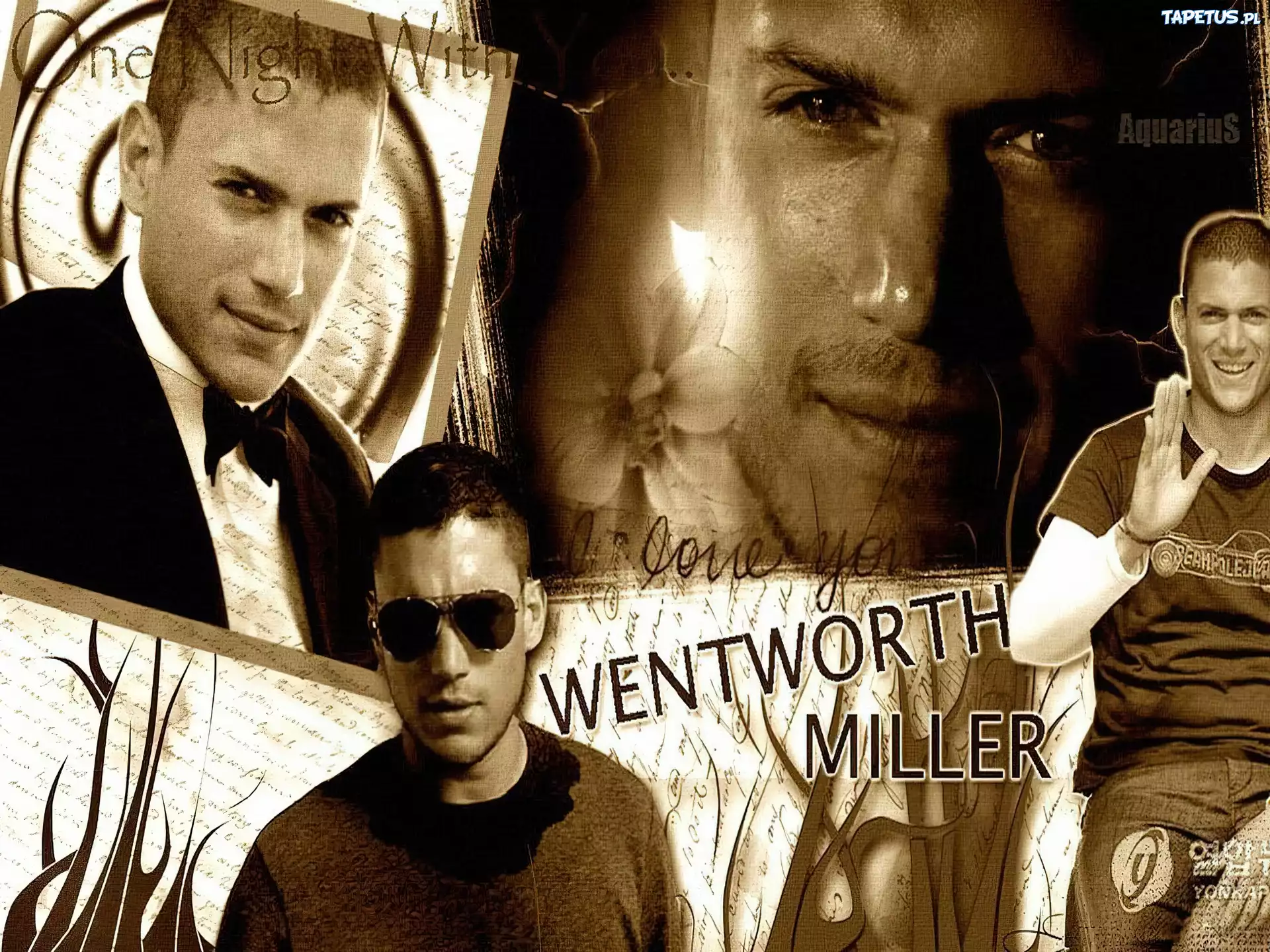 Wentworth Miller, okulary