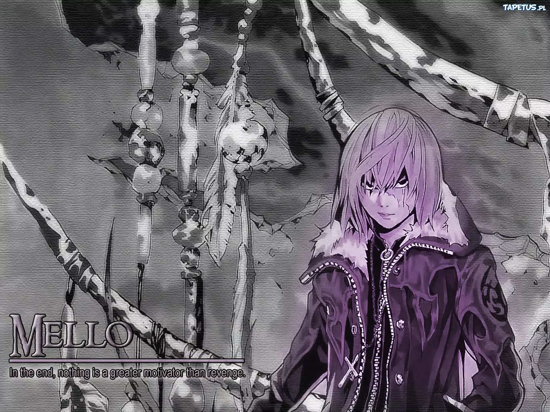 Death Note, totem, indiańskie, postać, płaszcz