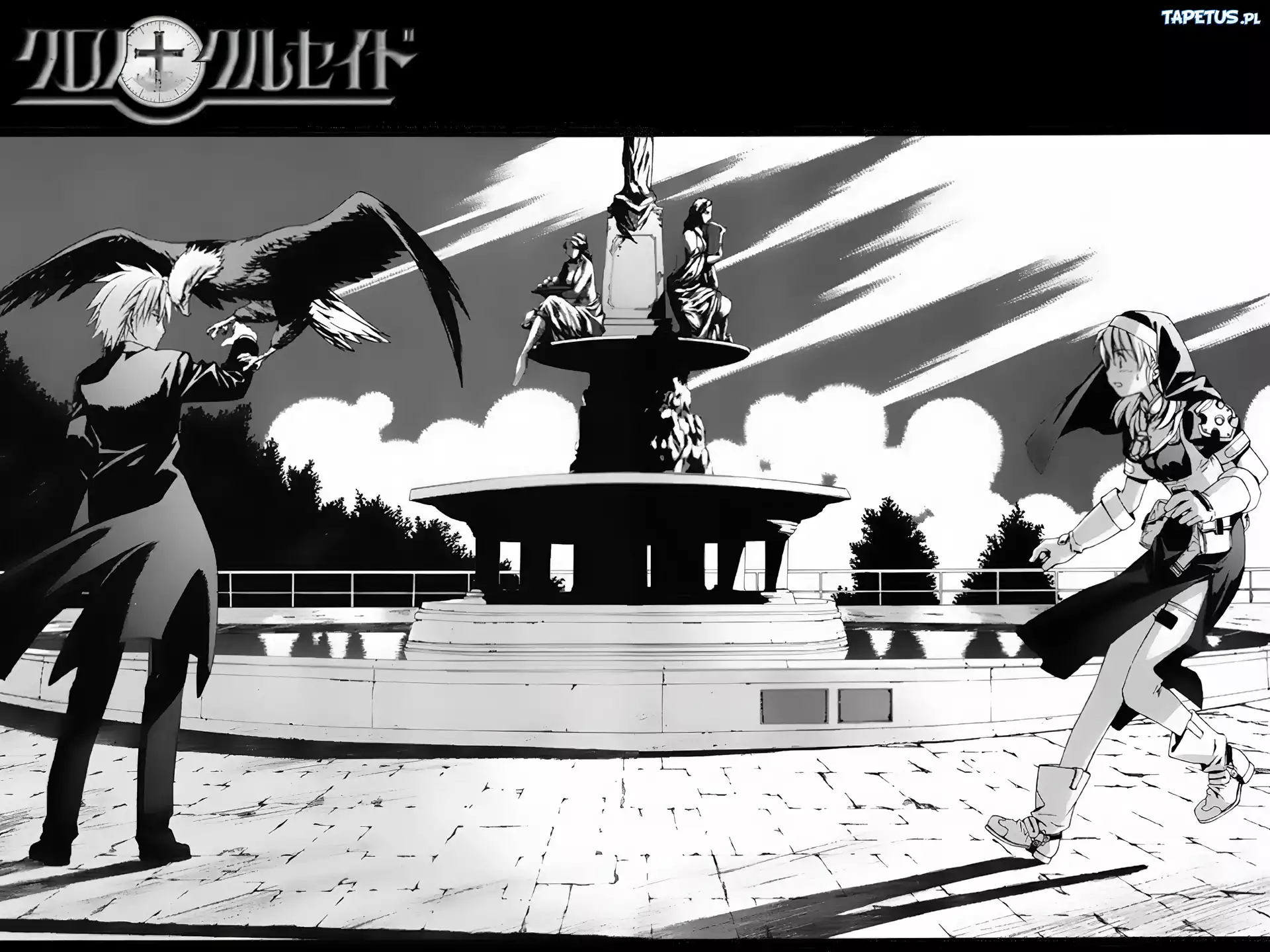 Chrono Crusade, ludzie, pomnik