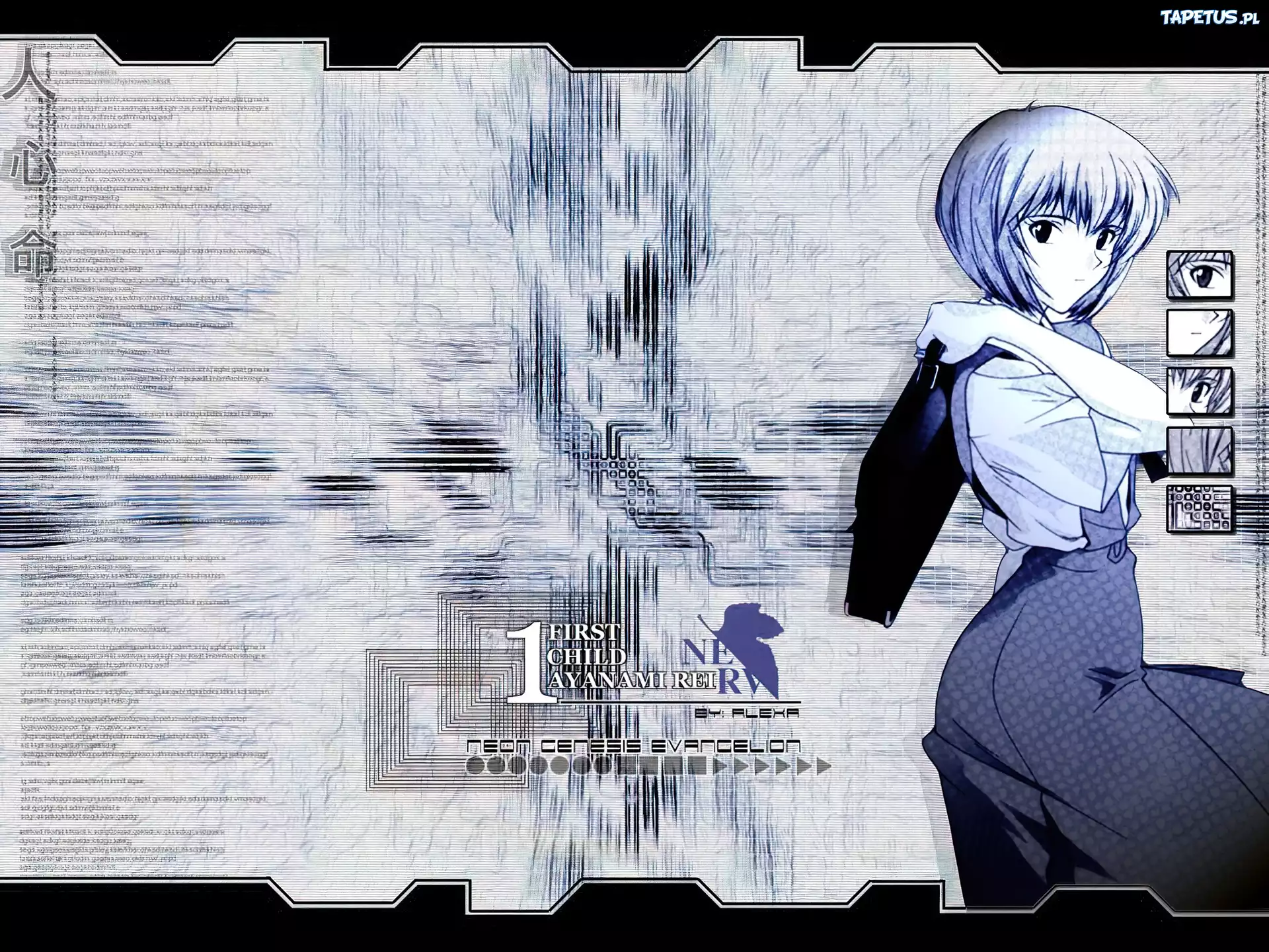 Neon Genesis Evangelion, 1, kobieta, oko